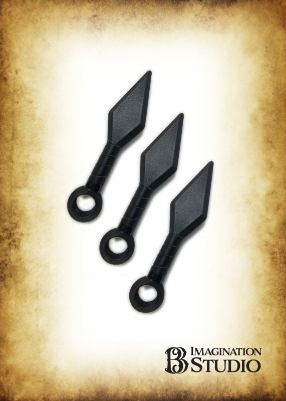B3 Throwing Kunai, x3 FROM THE FORGE