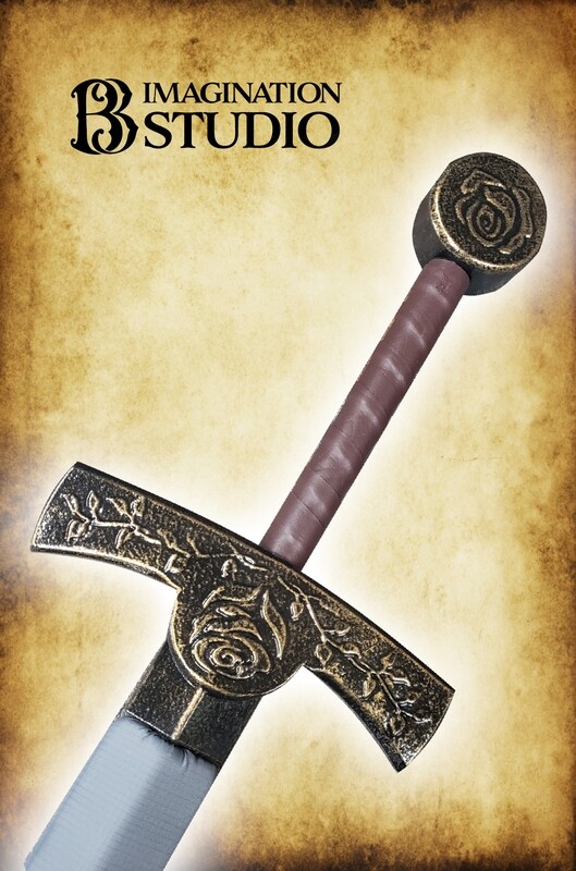 The Rose Elite LARP sword GOLD Customizable