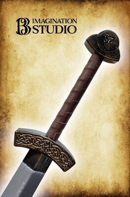 The Viking Elite LARP Sword GOLD Customizable