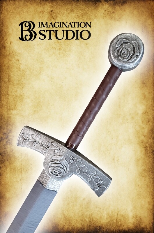 The Rose Elite LARP sword SILVER RFB