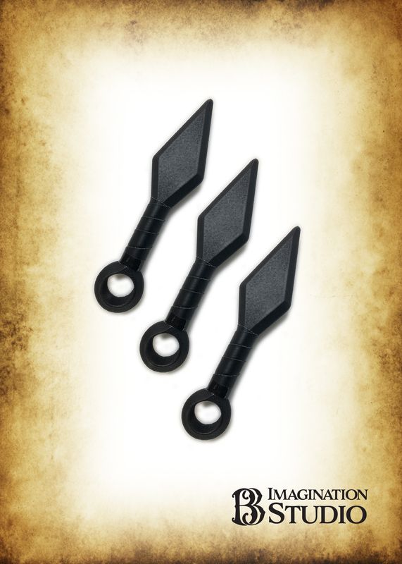 B3 Throwing Kunai, x3 Ready For Battle