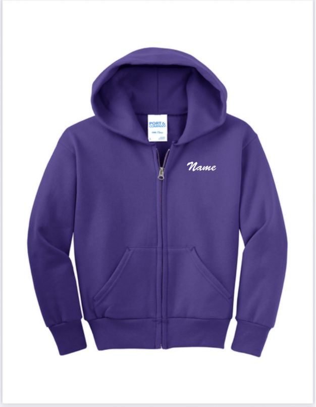 DEDA Purple Zip Hoodie