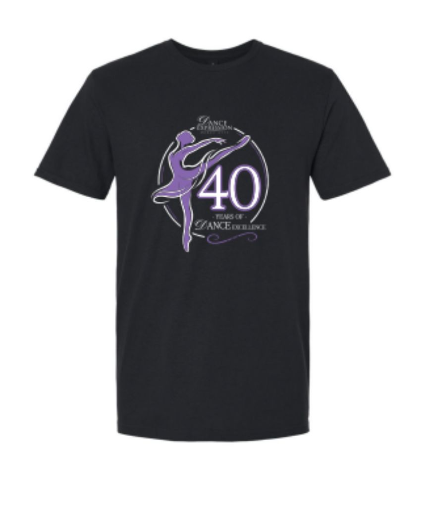 Youth 40th Anniversary Tee- Black