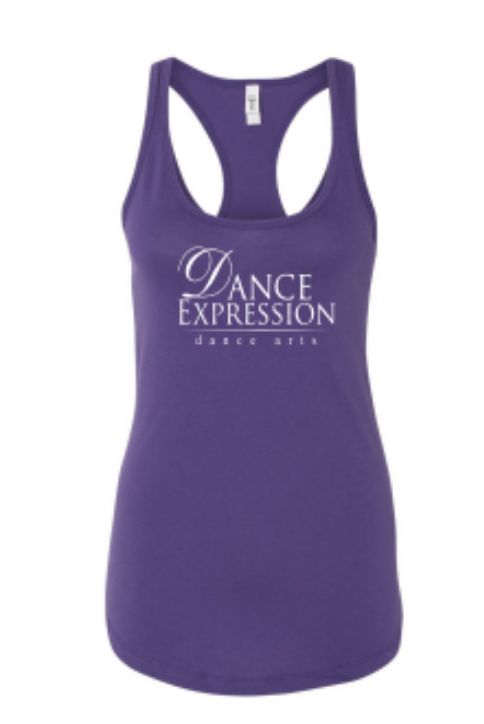 Ladies Racer Tank - Purple