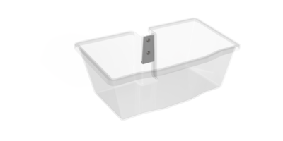 Volatia Tablet Cart Translucent Supply Caddy