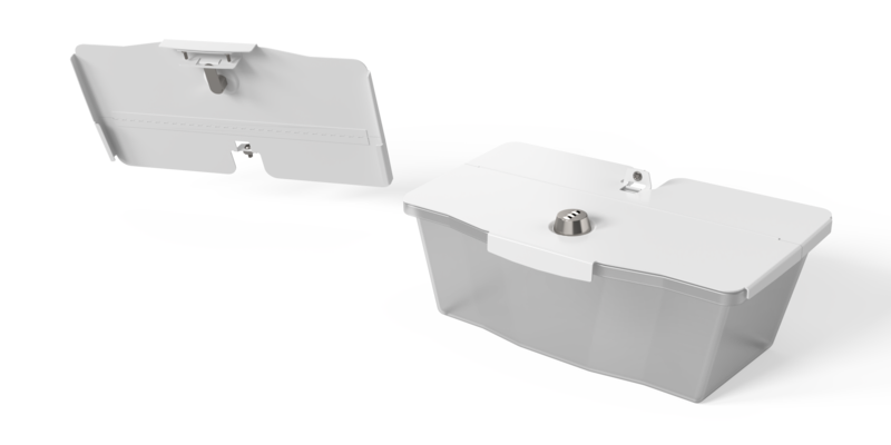 Lockable Lid for Supply Caddy