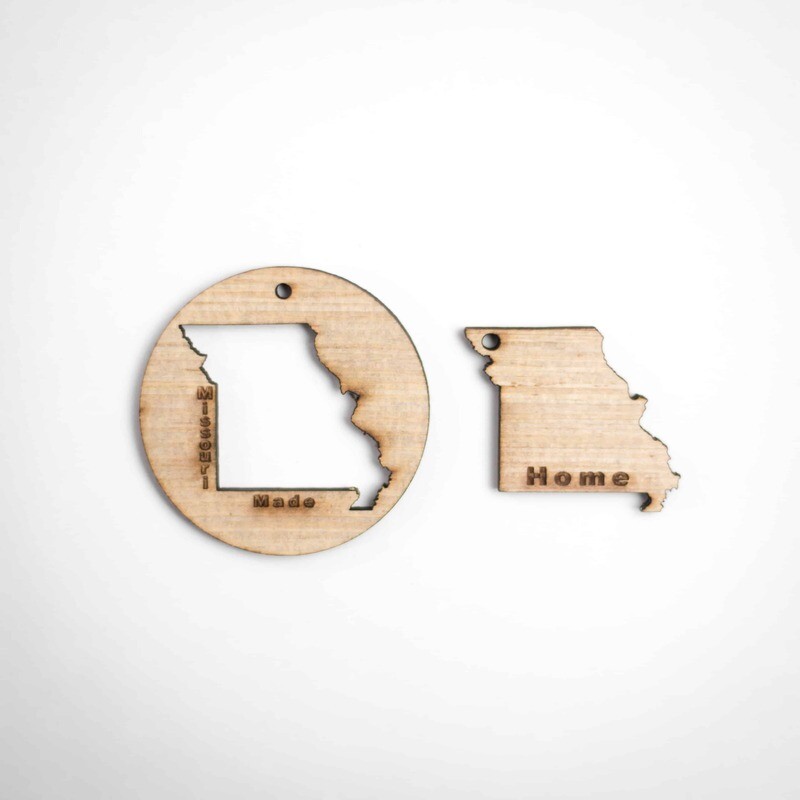 Wood Ornament - Missouri State Combo