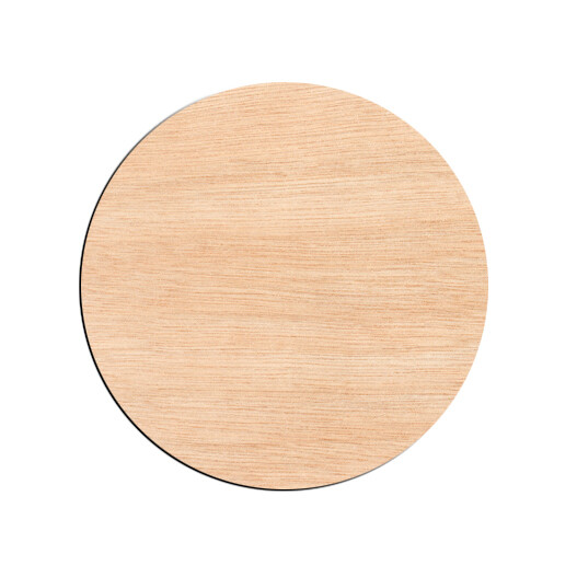 Circle - Raw Wood Cutout Circle - Raw Wood Cutout