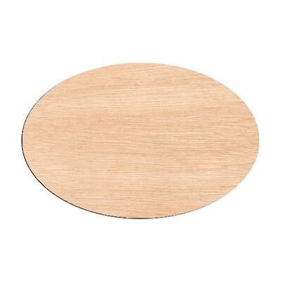 Oval - Raw Wood Cutout