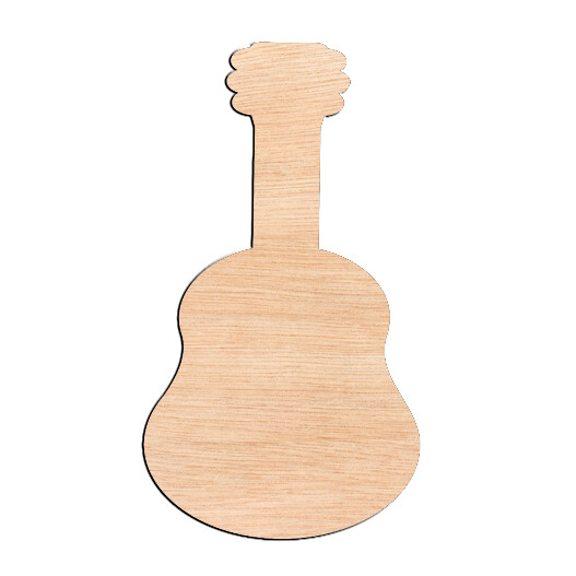 Guitar - Raw Wood Cutout