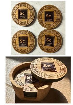 Custom Coasters with Engraving