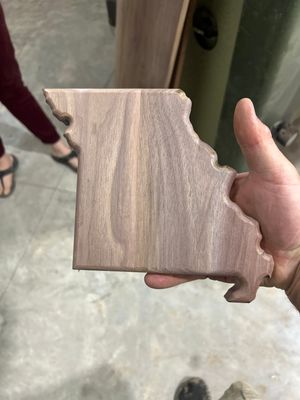 State Shaped Cutting Board!