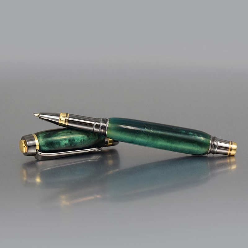Executive Rollerball Pen - Emerald Acrylic