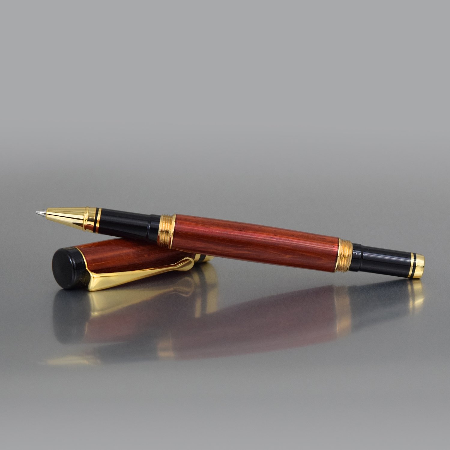 Executive Rollerball Pen - Padauk Wood