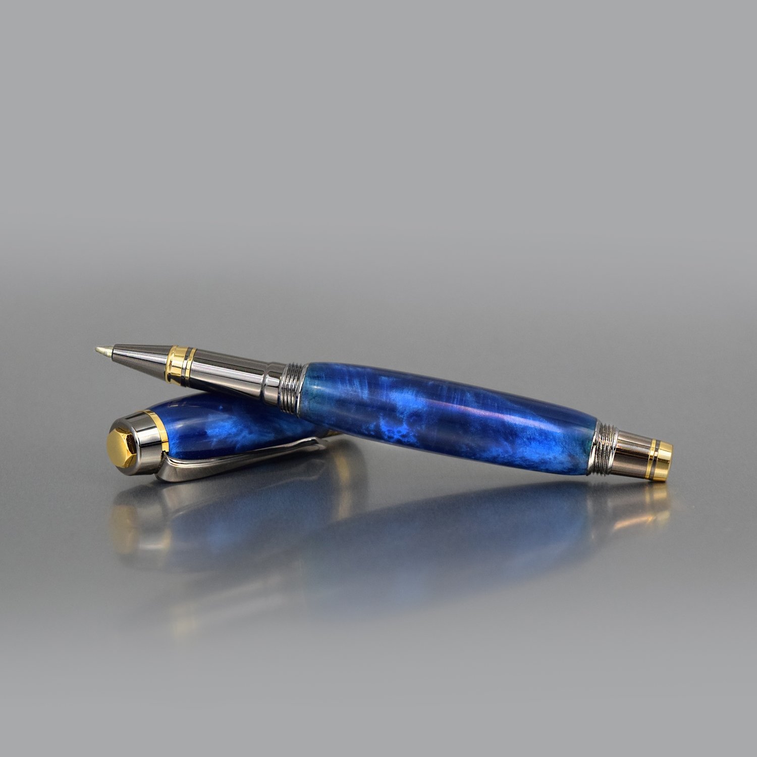 Executive Rollerball Pen - Sapphire Acrylic