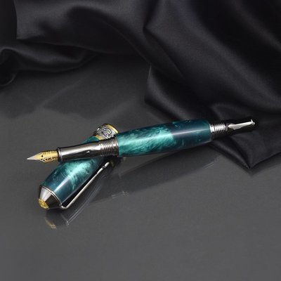 Noble Fountain Pen - Teal Acrylic
