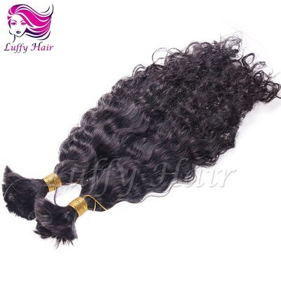 8A Virgin Human Hair Natural Wave Braiding Hair Bulk - KBL004