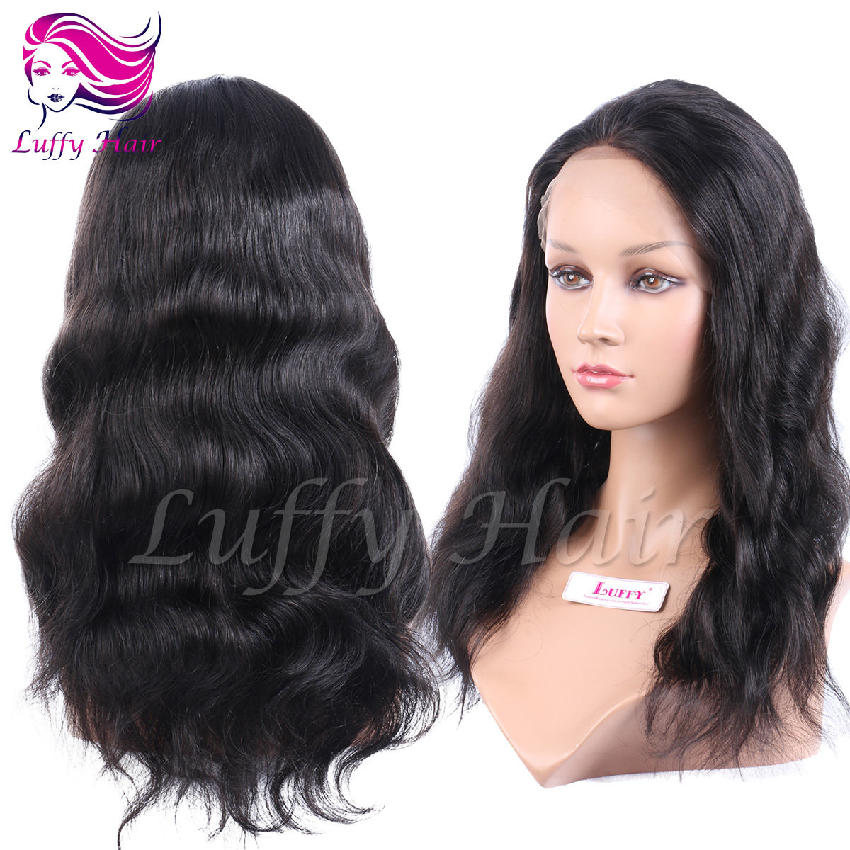 8A Virgin Human Hair Natural Wave Wig - KWL044B