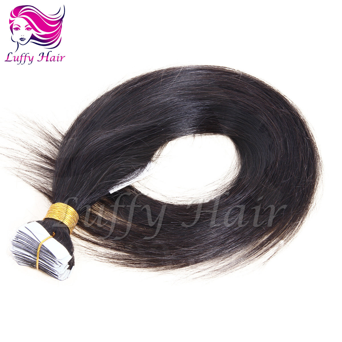 8A Virgin Human Hair Silky Straight Tape In Hair Extensions - KTL001