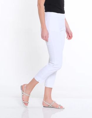 Slimsation Pull On Crop Pant w/Pockets