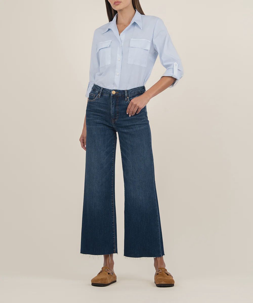 Meg High Rise Fab Ab Wide Leg, Size: 6