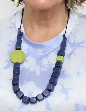 Blue Block Londyn Necklace