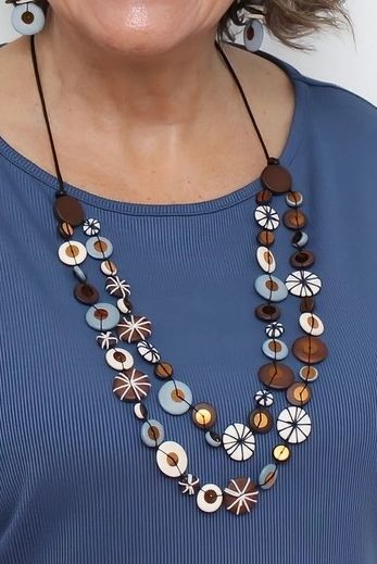 Brown Melody Statement Necklace