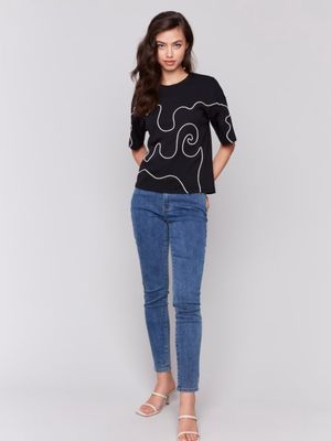 Tee w/ Soutauche Detail