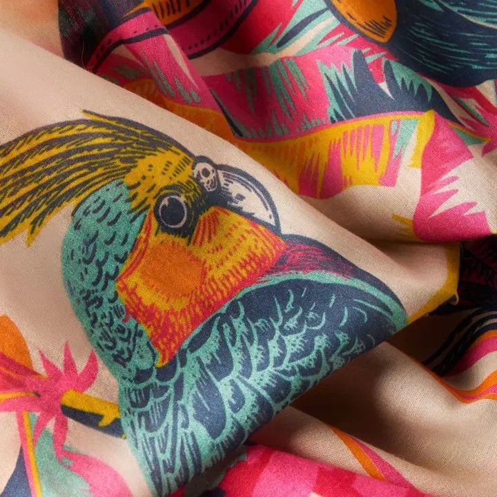 Cotton Scarf, Colour: Tropical Paradise