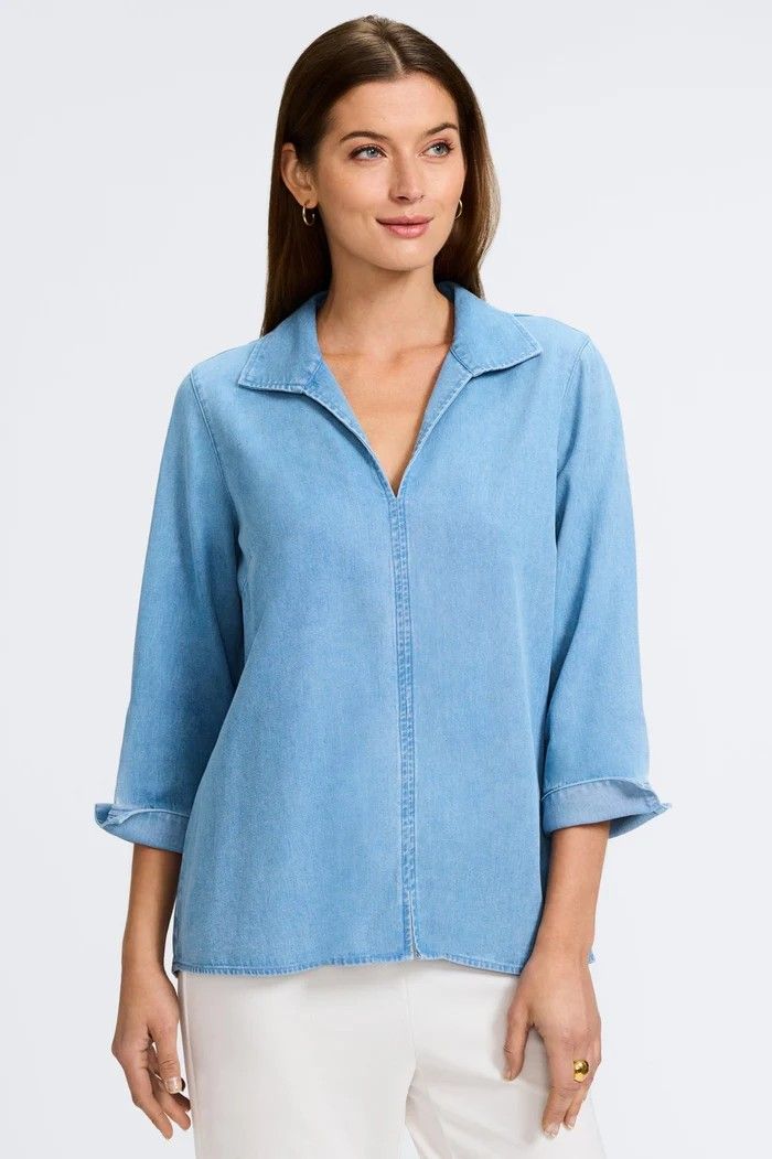 Agnes Denim Cotton Shirt