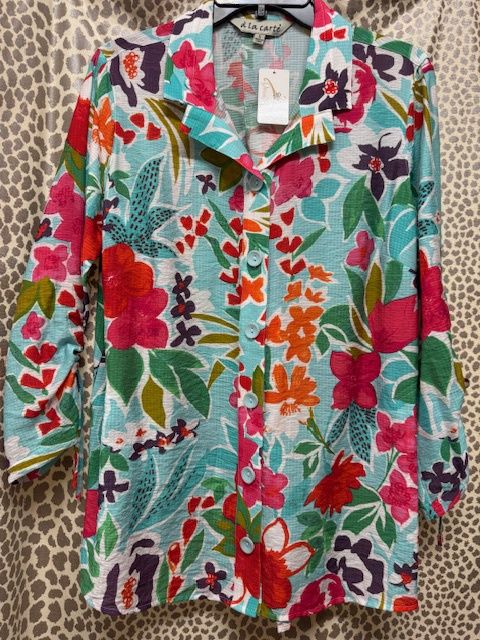 ALC-Multi Top w/ Drawstring Sleeve Top