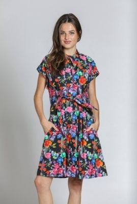 APNY-Pink/Black Multi Dress