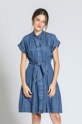 APNY-Light Indigo Shirt Dress