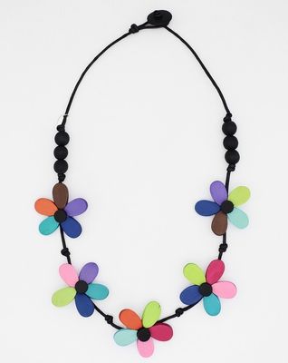 Prismatic Petals Necklace