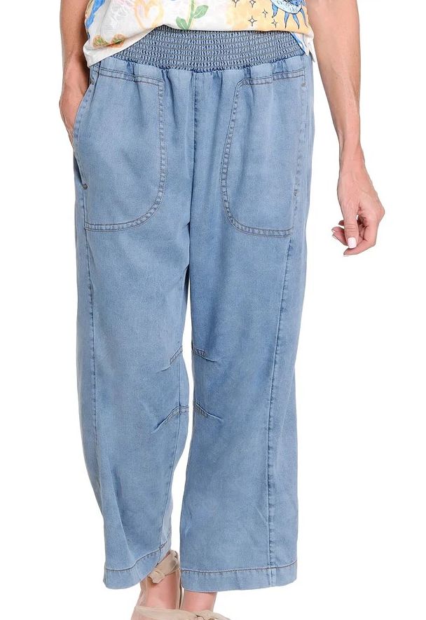Pull-on Pant W/ Smocked Waist