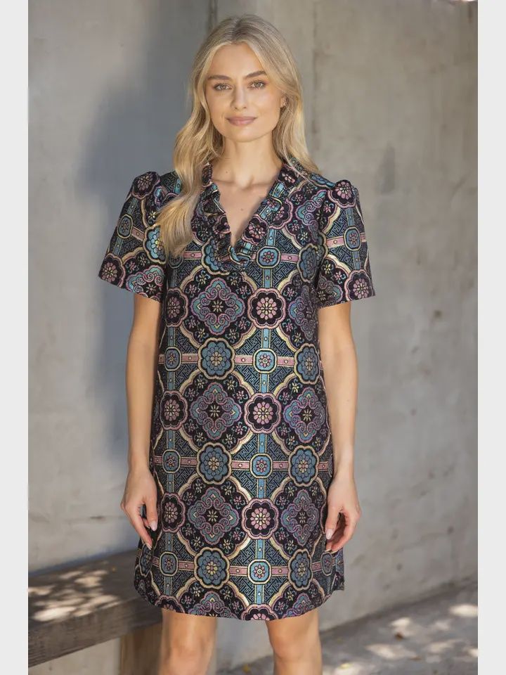 Voy-Jacquard Dress