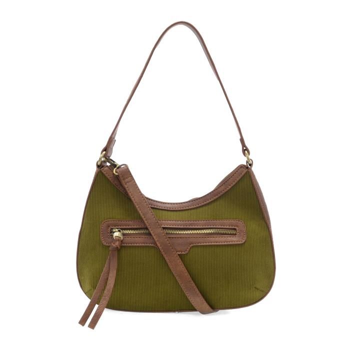 JS-Olive Corduroy Hallie Hobo