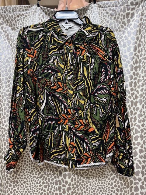 TL-Printed Fall Blouse