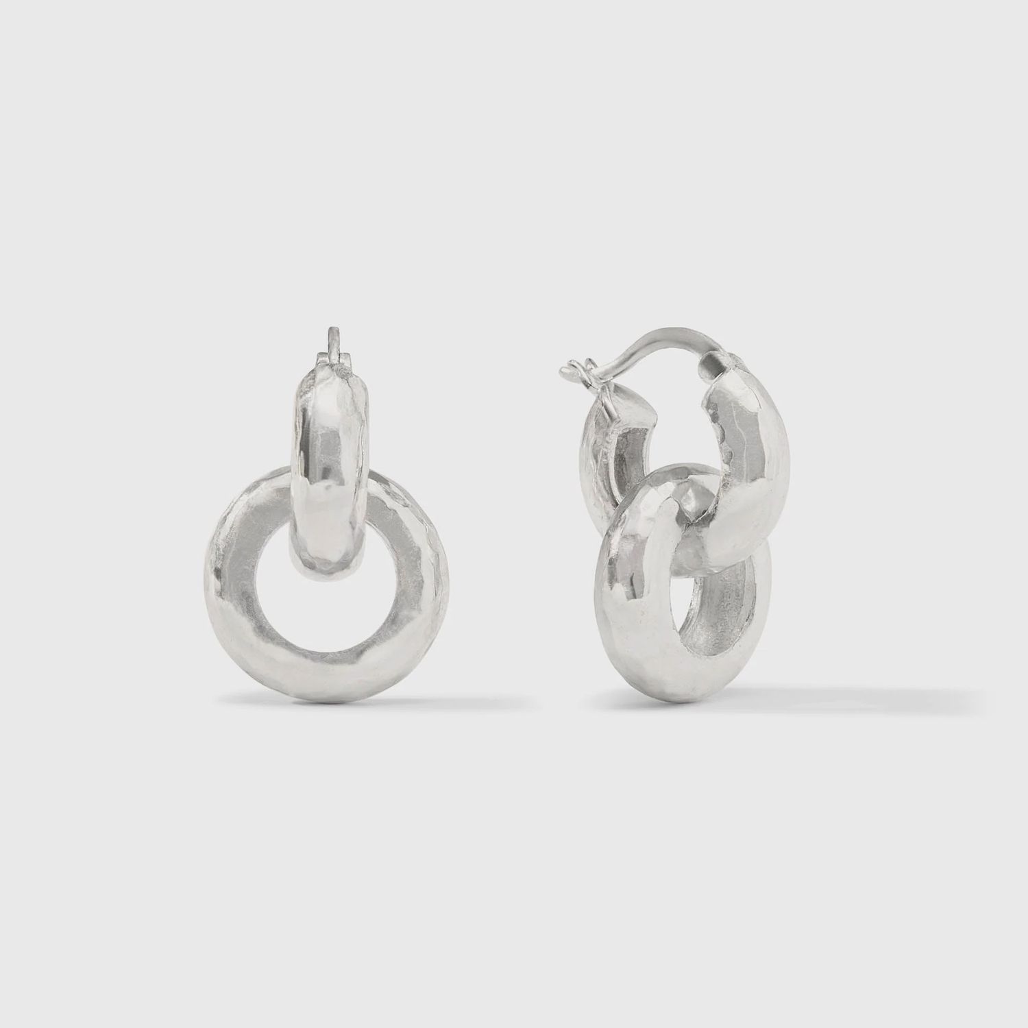 JV-Catalina 2-in-1 Earring-Silver-OS