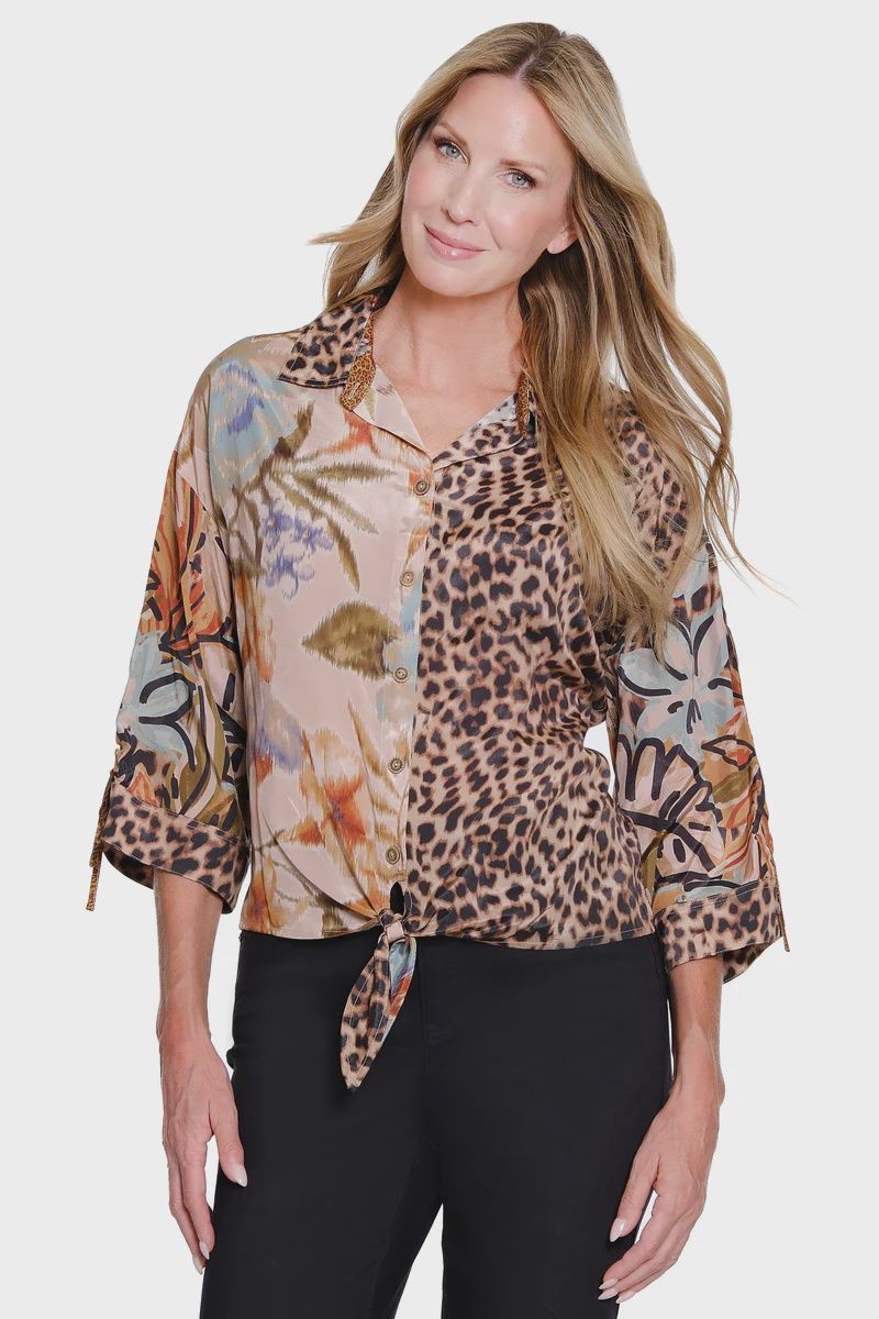 JM-Tie Front Blouse