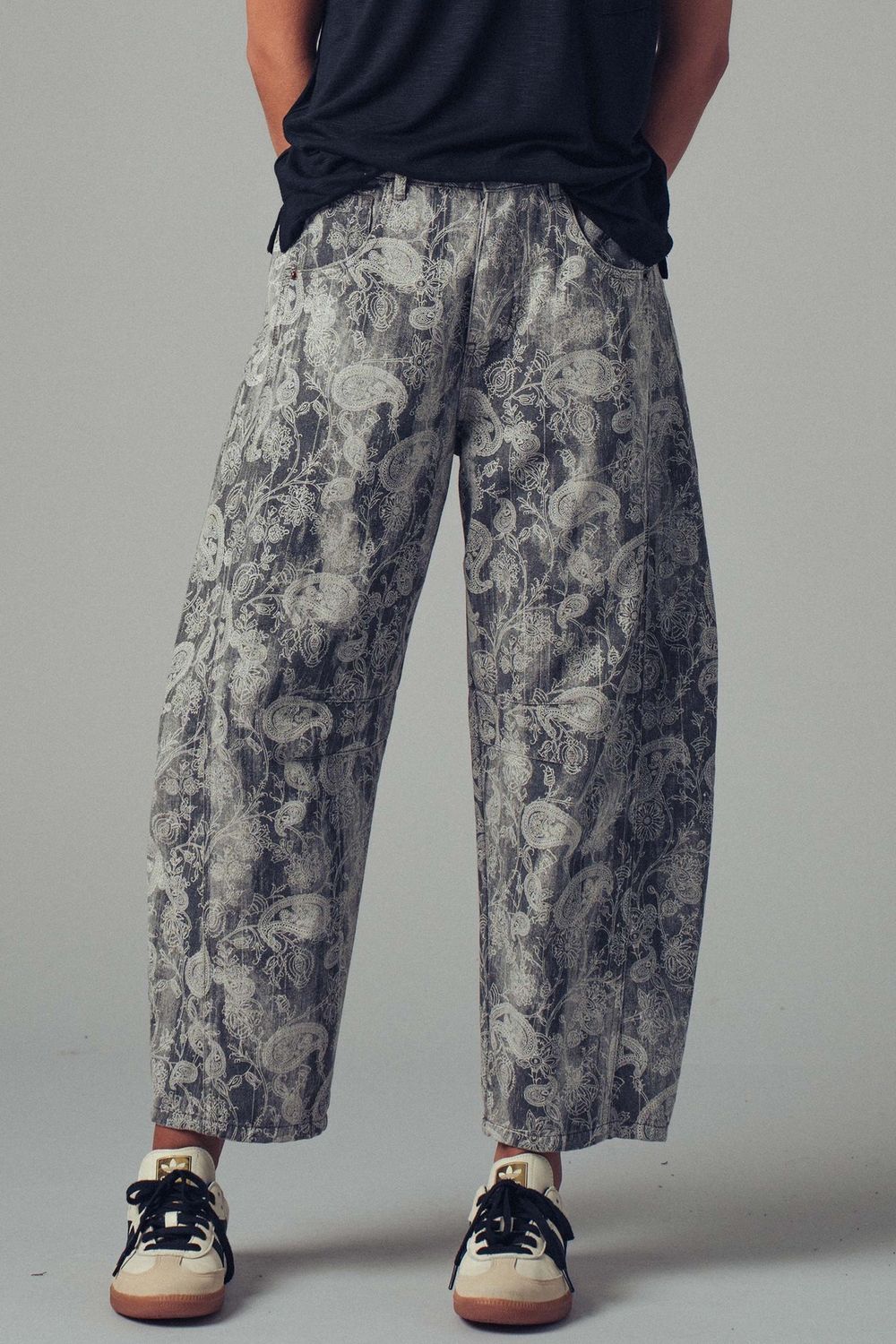 Trend-Paisley Wide Leg Pant