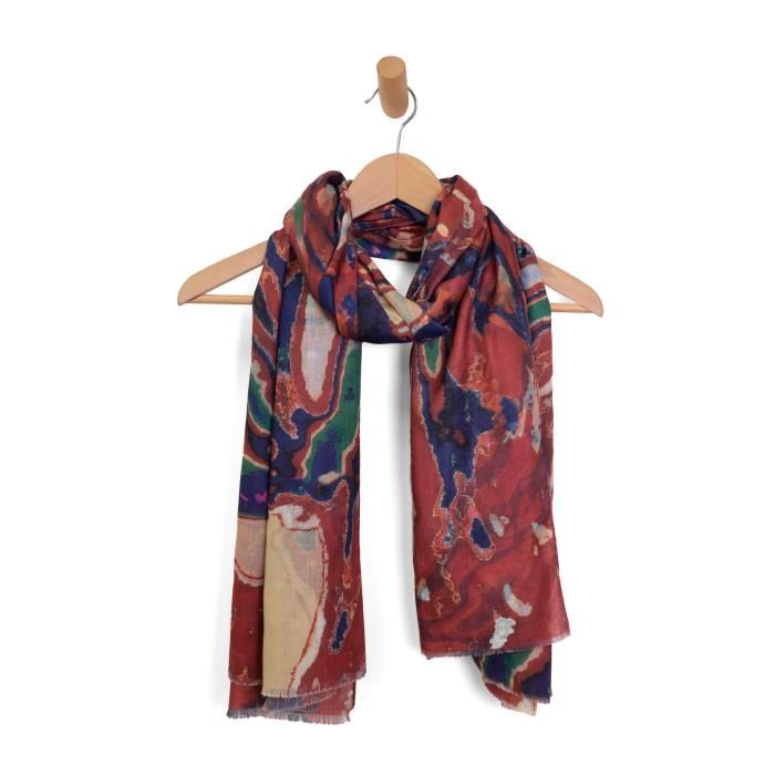 JS-Garnet Agate Scarf