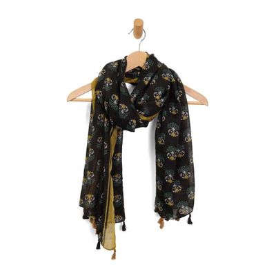 JS-Tulip Tassel Scarf