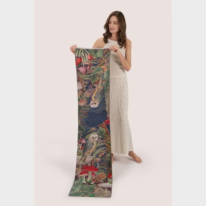 Powder-Wild Owl Scarf