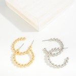 J&amp;C-Bead Earrings