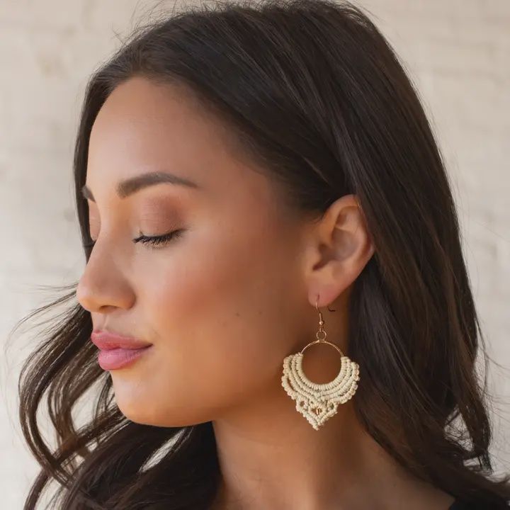 P-Crochet Earring