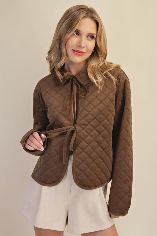 Glam-Front Tie Jacket