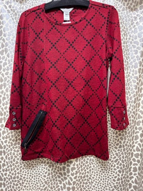 Crim Tide-Zip Front Top Plus