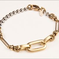 Plated Gold &amp; Stainless Steel Chain