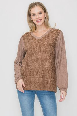 Alexa Suede Top